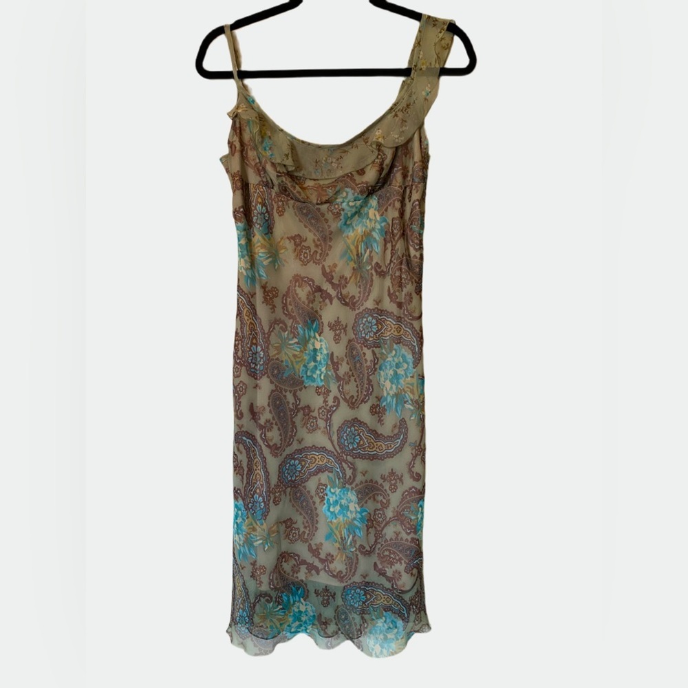 Y2K Paisley Floral Dress